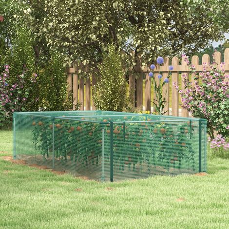 Gartengewächshaus, Tomatengewächshaus, Schutznetz, aufrollbare Tür mit Reißverschluss, HDPE, Abmessungen 125 x 248 x 62,5 cm (L x B x H) (1/5)