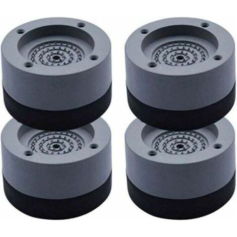 4Pcs Patins Anti Vibration Tampon Anti-vibration Lave Linge Universel Pieds Stabilisateur Piédestal pour Lave-Linge Réfrigérateur (1/5)