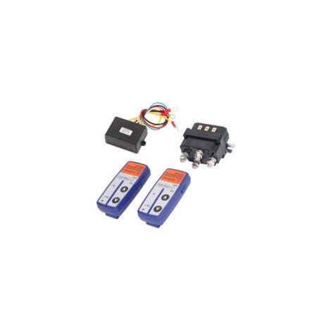 Relè per verricello industriale 12V 250A con telecomando, contattore per verricello ATV UTV da 2000 a 5000 libbre con 6 cappucci di protezione - Crezuo (1/4)