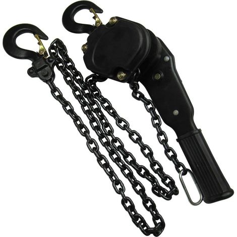 Ratchet Lever Hoist 1 Ton 1.5 Metre - Manual ACE Winch Lift 1T 1.5M Pull