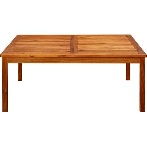 Maison Exclusive - Table basse de jardin 110x110x45 cm Bois solide d'acacia (1/5)