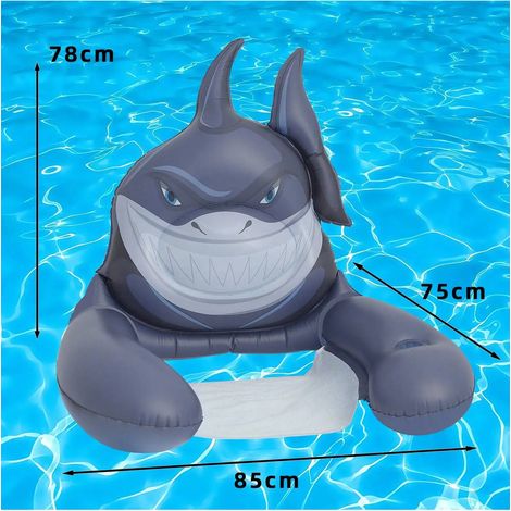 Fauteuil flottant pour adulte, fauteuil gonflable en forme de frite de piscine avec sangles en tissu doux