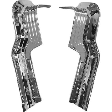1 juego de tapacubos cromados de tres líneas para motocicletas Harley Ultra Limited Electra Glide FLHTCU 2014-2019 (1/5)