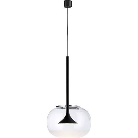 Grok Alive - LED Globe Plafonnier Suspendu Alive Noir 575lm 2700K
