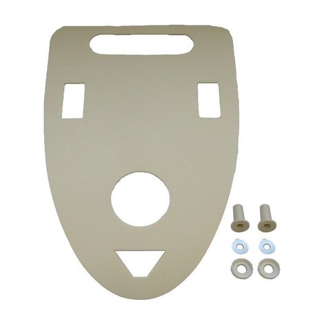 De Beer Plaque d'isolation pour urinoir Blanc