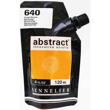 Peinture Acrylique en sachet - orange saturne - Sennelier (1/3)