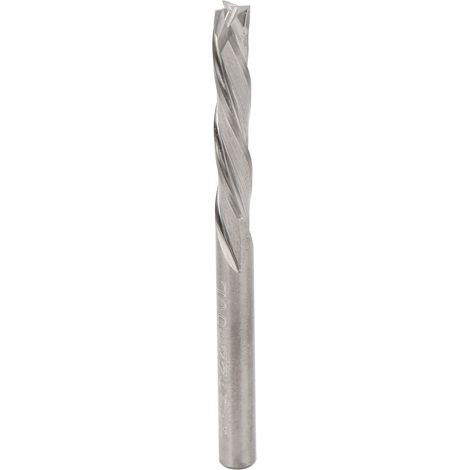 Fraises 3 dents argent pour aluminium, outils de coupe métal 4x4x22x55mm (1/5)