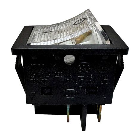 JD03-A1 Wippschalter Kippschalter 250V 25A 4Pin Schalter Weiß für Plasmaschneider uvm. (1/5)