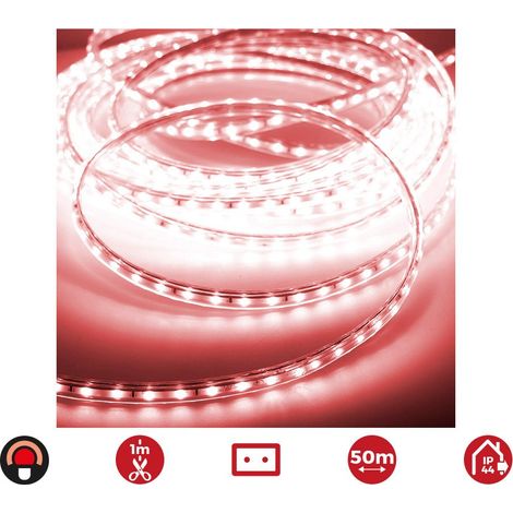 Tira de led 60 leds/m 4,2w/m 220-240v ip44 50 m rojo (1/2)