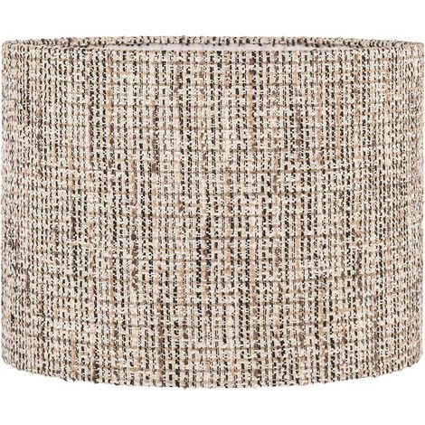 abat jour tissé style naturel pour une ambiance chaleureuse - beige naturel tissé chiné (1/3)