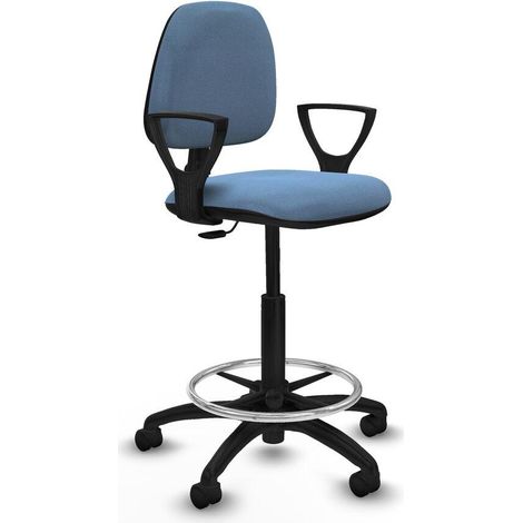 piqueras-y-crespo Silla Moderna azul celeste para oficina (1/3)