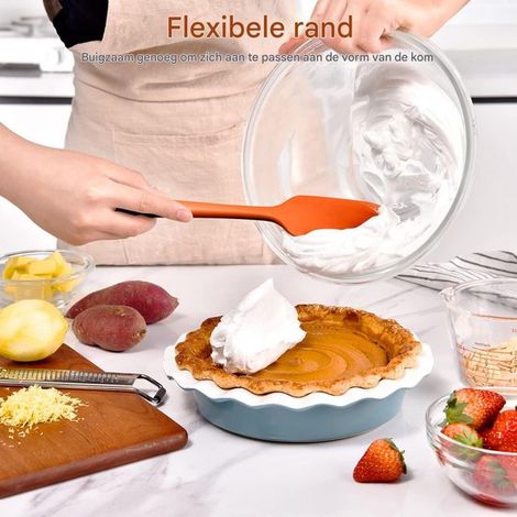 1 spatola in silicone, spatola da cucina resistente al calore, spatola antiaderente per cucinare e cuocere al forno, spatola resistente alle alte temperature, multifunzionale (1/5)
