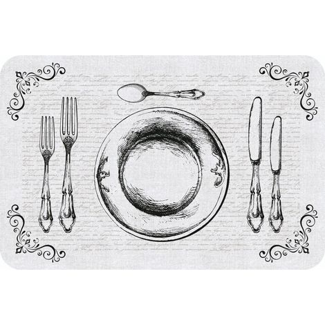 d-c-table® Tischset Rio Couvert 44 x 29 cm, weiß Tischset
