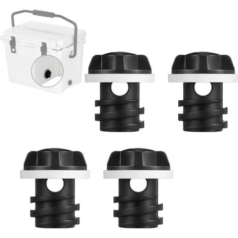 Set di 4 tappi di scarico del liquido di raffreddamento di ricambio, 2,8 cm di larghezza x 4,6 cm di lunghezza (1/5)