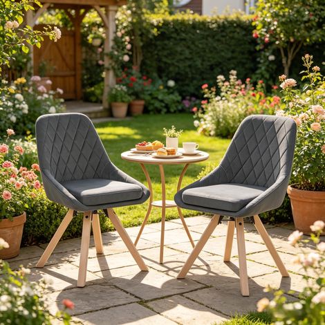 Chaise de salle à manger multifonctionnelle, chaise d'appoint, chaise de salle à manger, chaise de salon (seulement 2PCS chaises) (1/5)