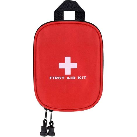 Erste-Hilfe-Set aus Nylon, kompakte und leichte Erste-Hilfe-Tasche für Auto, Outdoor, Boot, Camping, Wandern (nur Tasche)