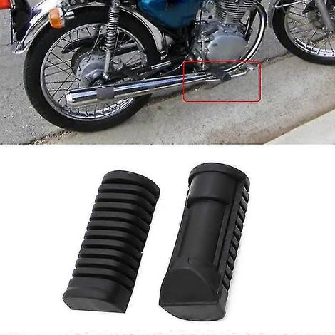Motorrad-Fußpedal-Gummiüberzug, Schuhgummi-Fußrasten aus Gummi für Honda CB350, CB450, CB750, CT90, CL77 Fußrasten aus Gummi (1/4)
