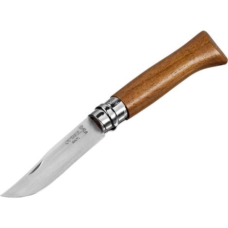 Coltello Virobloc Inox N. 8 Noce Opinel