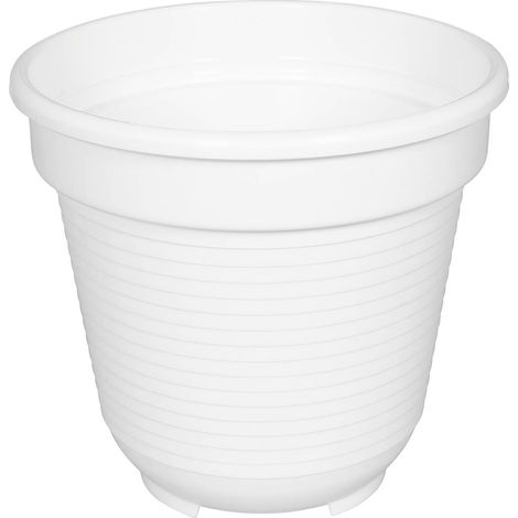 Geli Blumentopf STANDARD Weiß Ø 10 cm - Kunststoff