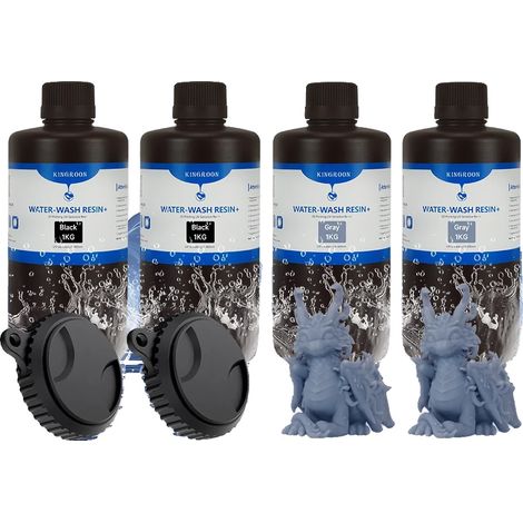 Resina per stampante 3D, a basso odore, ad alta resistenza, 4KG MIX F (1/2)