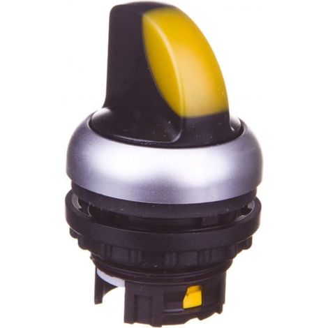 Interruttore a 2 posizioni giallo con retroilluminazione e ritorno automatico M22-WLK-Y 216818