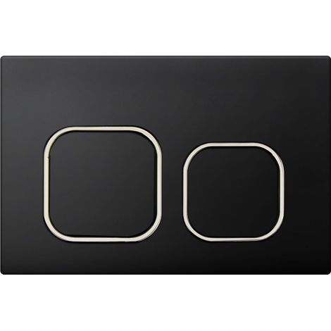 Plaque de commande de toilette, compatible avec Geberit Sigma, UP300 et UP320, avec dimensions de double rinçage 243 x 162 mm, équipée d'un ensemble de leviers de chasse et de cadre d'installation. (