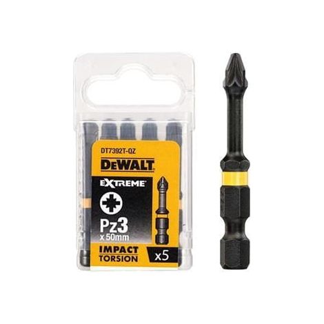 Embout de vissage DeWALT Pozidriv de 5 pièces , PZ3 ( Prix pour 1 )