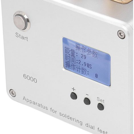 Station de soudage 2-en-1 pour réparation de montres, outil de brasage à pied, prise US 110V, pour horloger, machine à souder compacte (1/5)