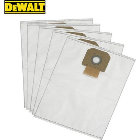 DeWALT - Sacchetti di ricambio per aspirapolvere, 5 pz DWV9402