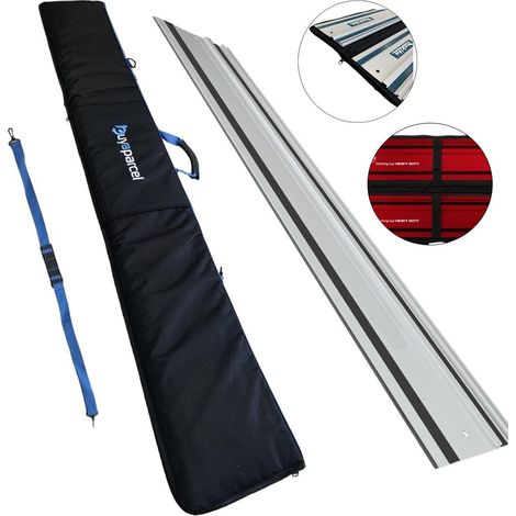 Aluminum Plunge Saw Guide Rail 1.5m 1500mm 59"" - Makita Festool Evolution + Bag (1/5)