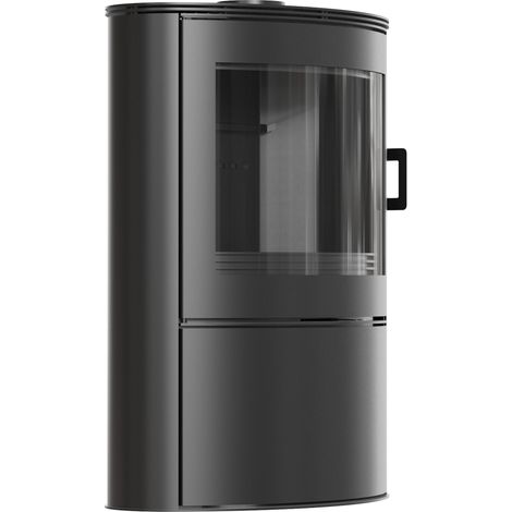 Freistehender Kaminofen EKO Koza AB/S 2 10kW schwarz TERMOTEC mit Verschluss