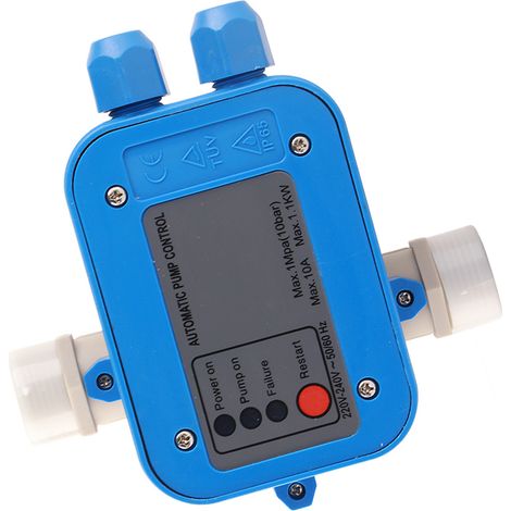Pompe à eau automatique pressostat contrôleur électronique interrupteur auto régulation (1/5)