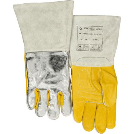 Guante de soldadura con capa exterior aluminizado WELDAS COMFOFLEX XL (1/4)