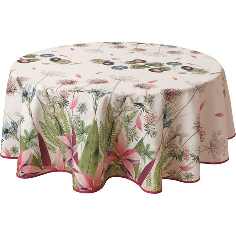 Le linge de Jules Ipomée - Tovaglia antimacchia rotonda, 160 cm (1/3)