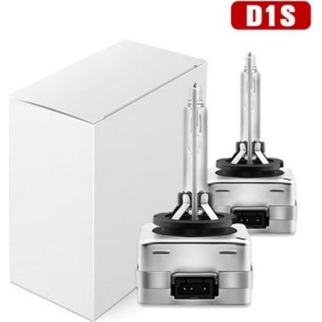 Ampoule Bi-Xénon D1S/D1R 8000K HID, Lampe Phare Bleue au Remplacer pour Voiture 66144 66140 85140 85415, DC 12V 35W Lot de 2 (1/5)