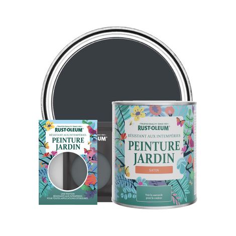 Peinture Jardin, Finition Satinée - Anthracite (Ral 7016) (1/3)