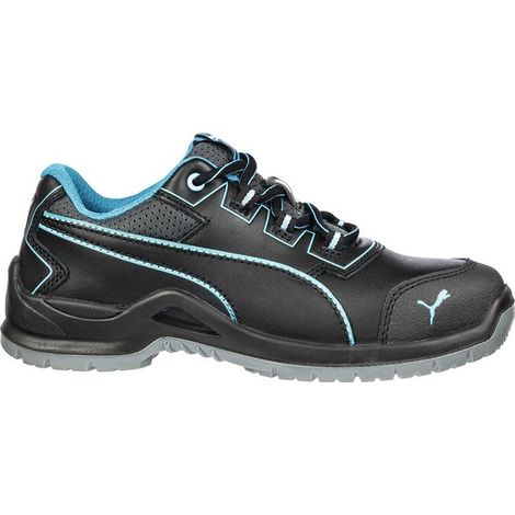 Puma Niobe Blue Wns Low Zapatos de seguridad negro y azul