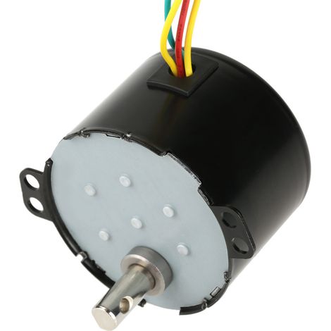 1 Stück AC220V Miniatur-Synchronmotor mit niedriger Drehzahl und hohem Drehmoment, dreht sich im Uhrzeigersinn/gegen den Uhrzeigersinn (30 U/min) (1/5)