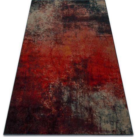 Tappeto di lana OMEGA TOGO astrazione rosso red 200x300 cm