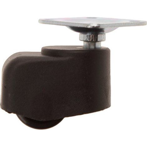 Suki 3271417 Patin avec platine pour meuble 25 mm Noir