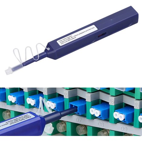 Kit de nettoyage pour stylo à fibre optique LC/MU de 1,25 mm (1/5)