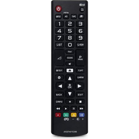 Mando a distancia de TV compatible con LG, AKB74915346, sin configuración (1/5)