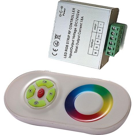 Five-button touch controller with aluminum casing, RGB controller, button touch controller, wireless RGB controller