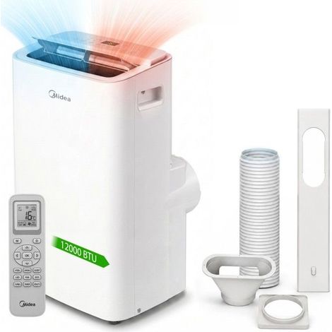 Midea - Climatiseur Portable Réversible 12 000 Btu - Chauffage & Climatisation