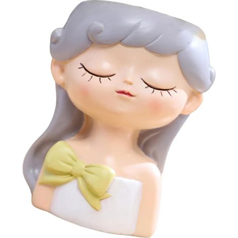 Pot de fleurs décoratif pour filles, cadeau, pour plantes, style C (1/5)