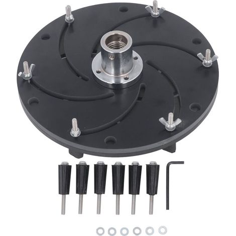 Aluminium Alloy Wood Chuck, Longworth Self-Centring Chuck for Lathes (300mm) (1/5)