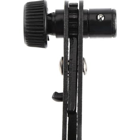 Poignée de tournevis à cliquet noire 1/4" pour embouts de tournevis et douille à dégagement rapide (1/5)