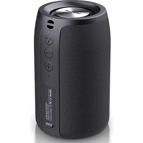 Altoparlante Bluetooth portatile ZEALOT con porte USB/AUX/scheda TF, mini altoparlante wireless Bluetooth 5.0 con 12 ore di riproduzione, microfono integrato, impermeabile IPX5, TWS, per uso esterno (1/5)