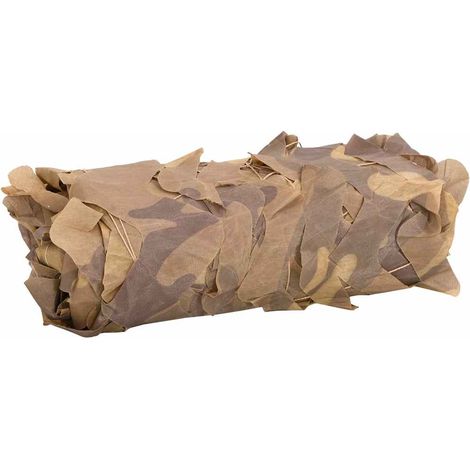 Filet de camouflage avec sac de rangement 519x142 cm sable