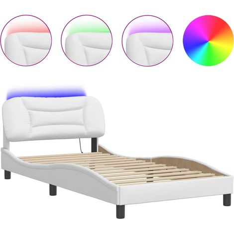 Maison Exclusive - Giroletto con LED senza Materasso Hvar Bianco 100x200 cm